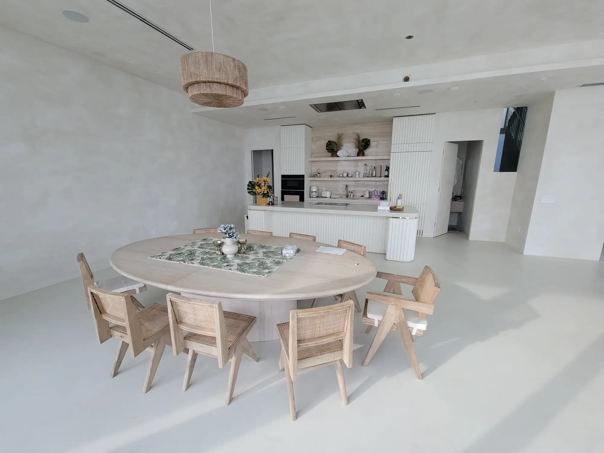 Vivienda con microcemento en suelo y paredes